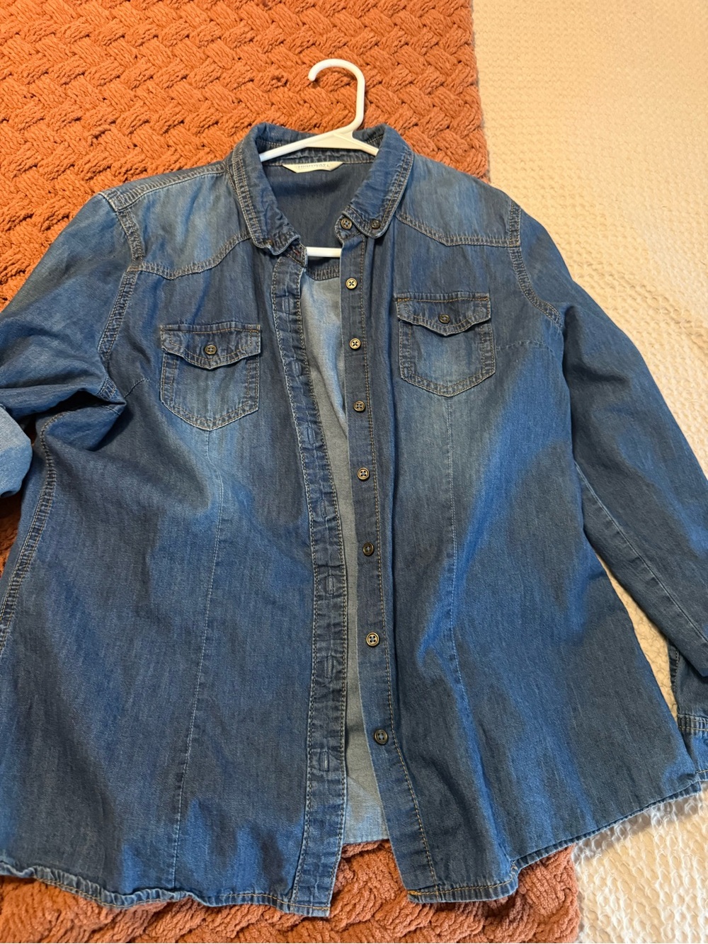 Highway Jeans medium blue denim shirt